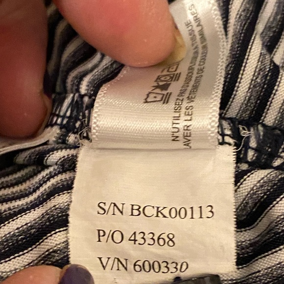 Cutter & Buck Forge Tonal Stripe Stretch Mens Big and Tall Polo 3XLT Black/White - Picture 12 of 14